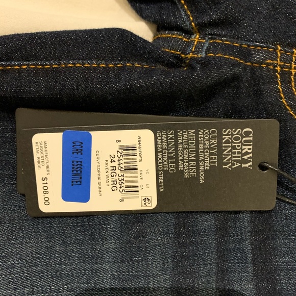 GUESS Curvy Sophia Skinny Jeans NWT - Picture 6 of 8